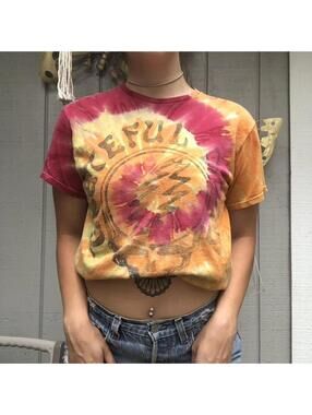 Vintage inspired Grateful Dead Deadhead Tie Die Top Shirt M